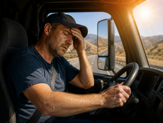 Heat, Fatigue, and Truck Driver Errors on Idaho Highways